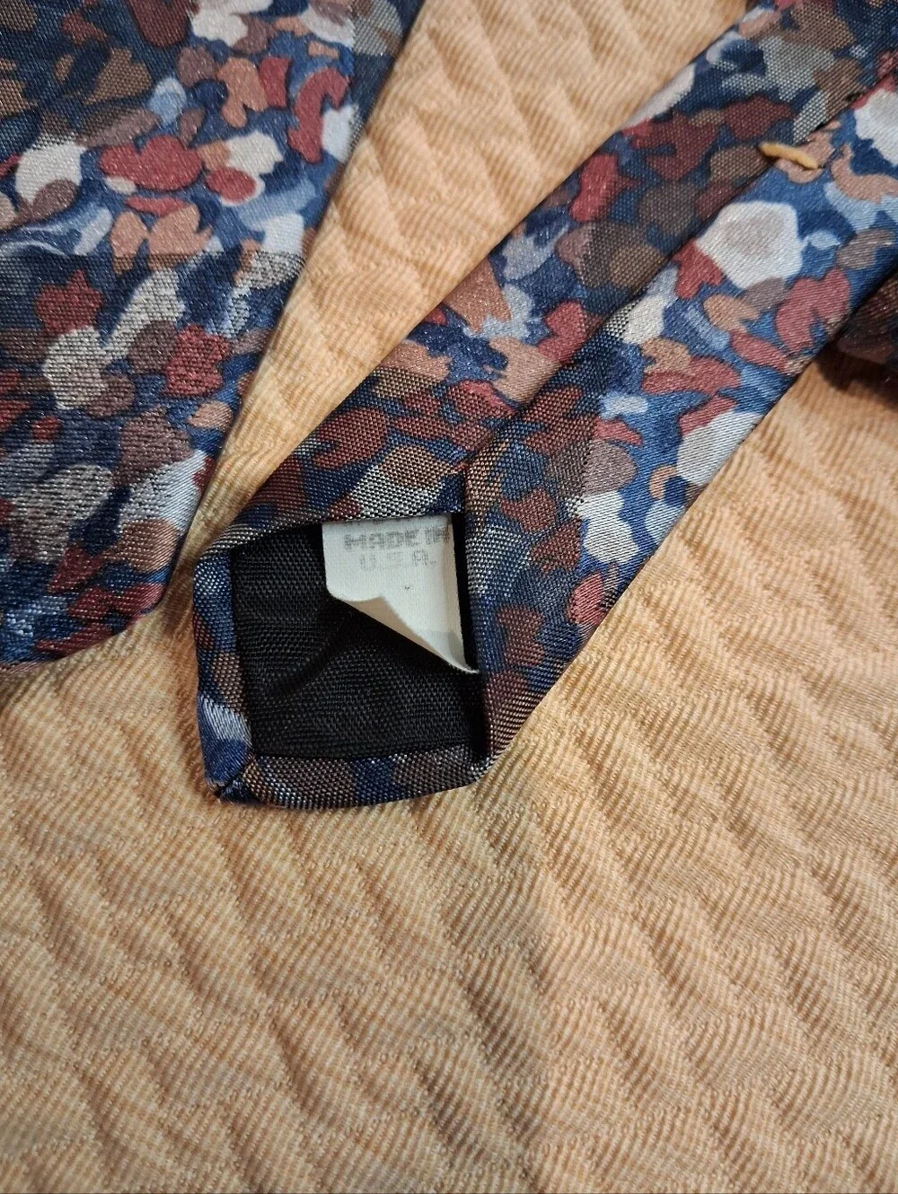 Oscar De La Renta Vintage Multicolored Tie Silk Blend